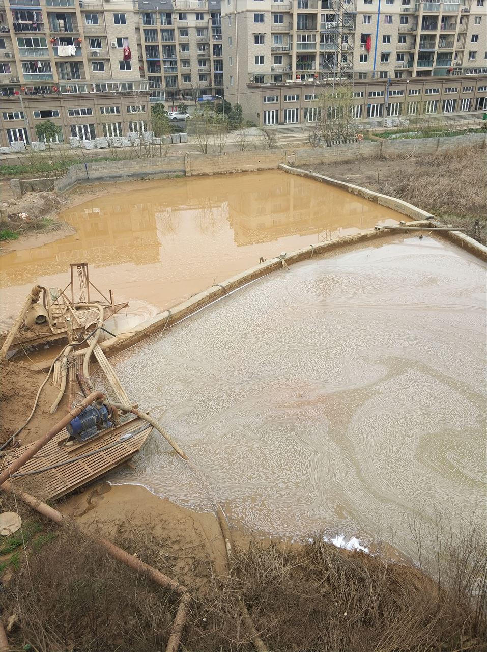 宜州沉淀池淤泥清理-厂区废水池淤泥清淤